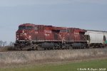 Southbound grain train.